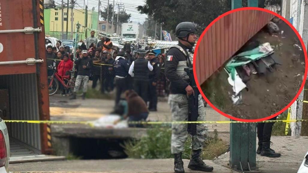 Joven pierde la vida tras ser aplastado por tráiler en Toluca