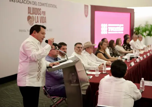 Yucatán fortalece la proximidad social con el Comité Estatal Aliados por la Vida