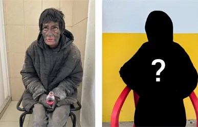 El increíble cambio de Dorita, mujer que vive como indigente y que fue ayudada por policías