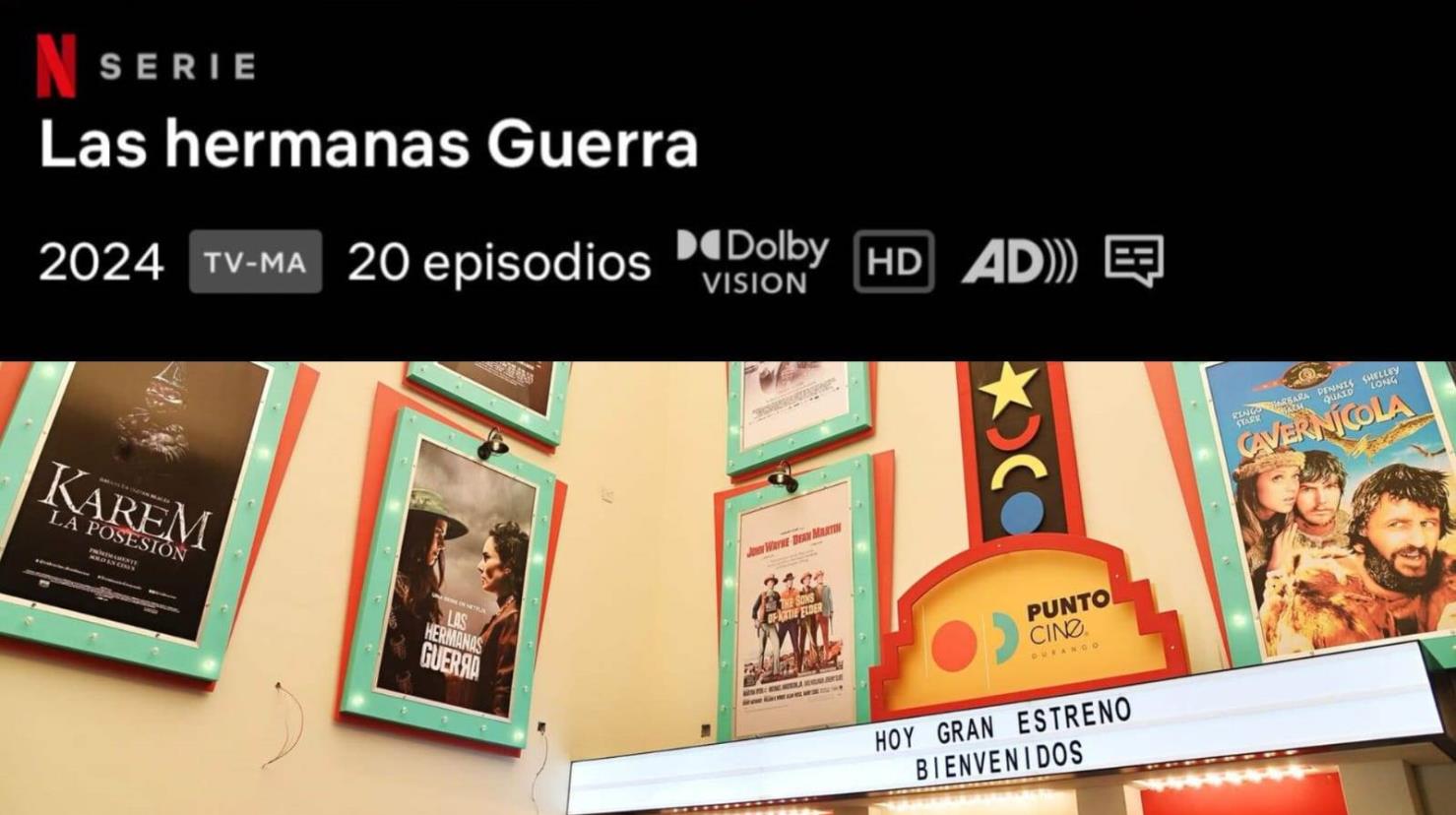 Foto: Captura de pantalla/ Jesús Carrillo |  Durango es considerada la tierra del cine, en la cual plataformas como Netflix han puesto sus ojos durante varios años para la creación de contenido. 