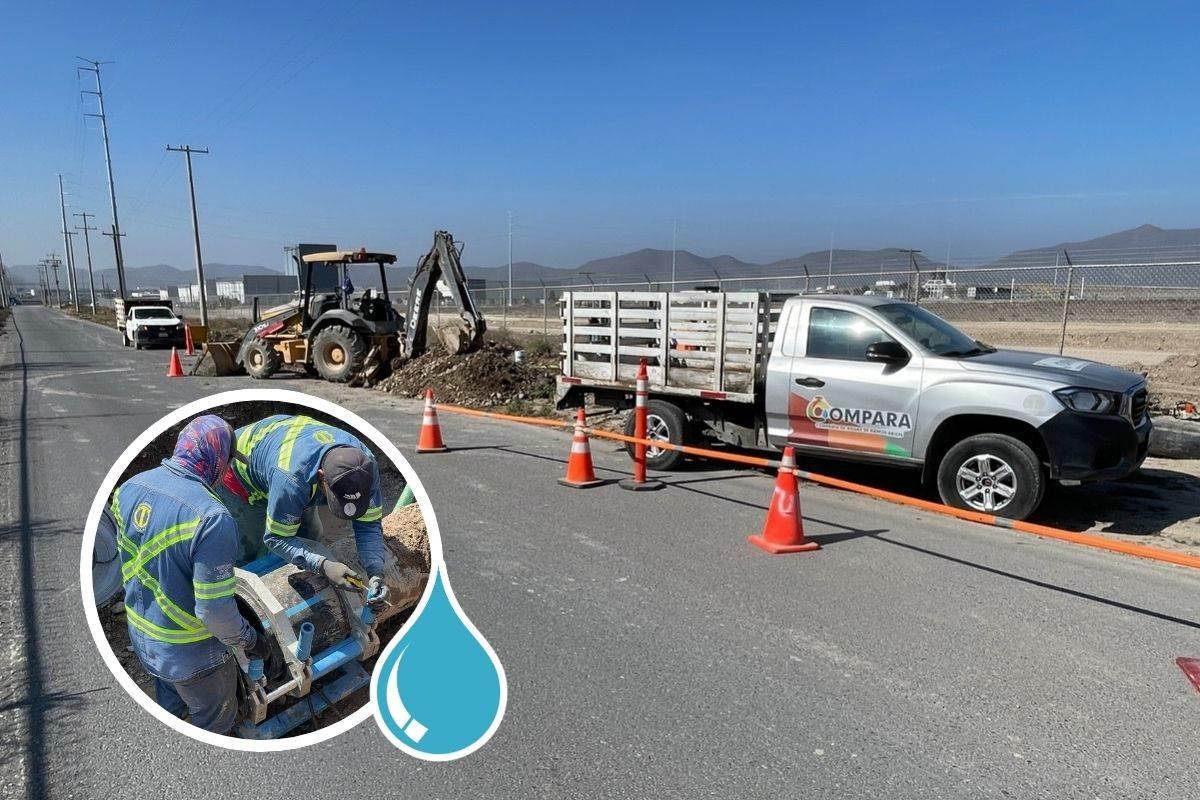 Restablecimiento de agua en colonias de Ramos Arizpe / Foto: Gobierno de Ramos Arizpe | Canva