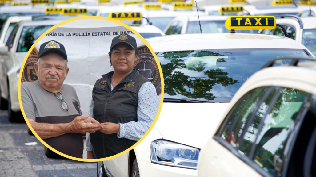 Abuelito recupera maletín con dinero tras olvidarlo en un taxi en Mérida