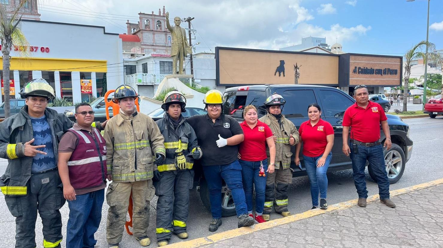 Bomberos de Ciudad Madero reciben capacitación en lenguaje de señas