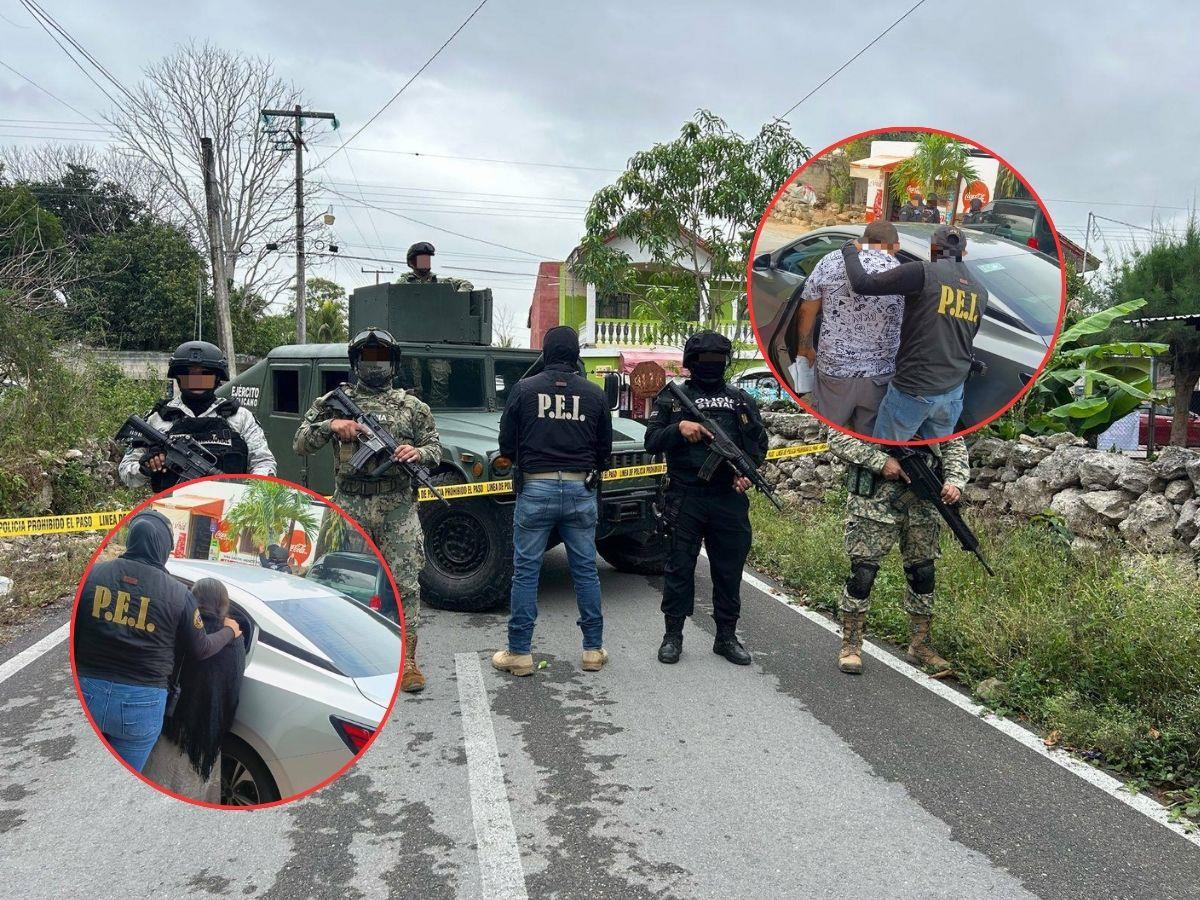 Entre lo decomisado por las autoridades se logró asegurar 3,700 kilogramos de cannabis, 26 gramos de cristal y 10 gramos de cocaína.- Fuente SSP