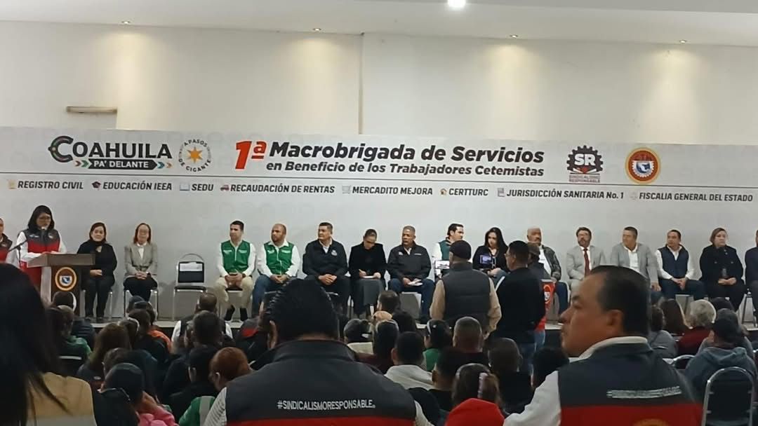 Arranca Macrobrigada de Servicios en Pideras Negras / Foto: Gobierno de Coahuila