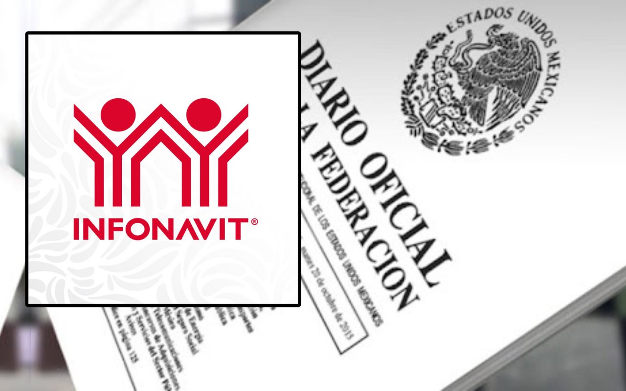 Logo del INFONAVIT y Diario Oficial de la Federación. Foto: Infonavit / Jurista del futuro