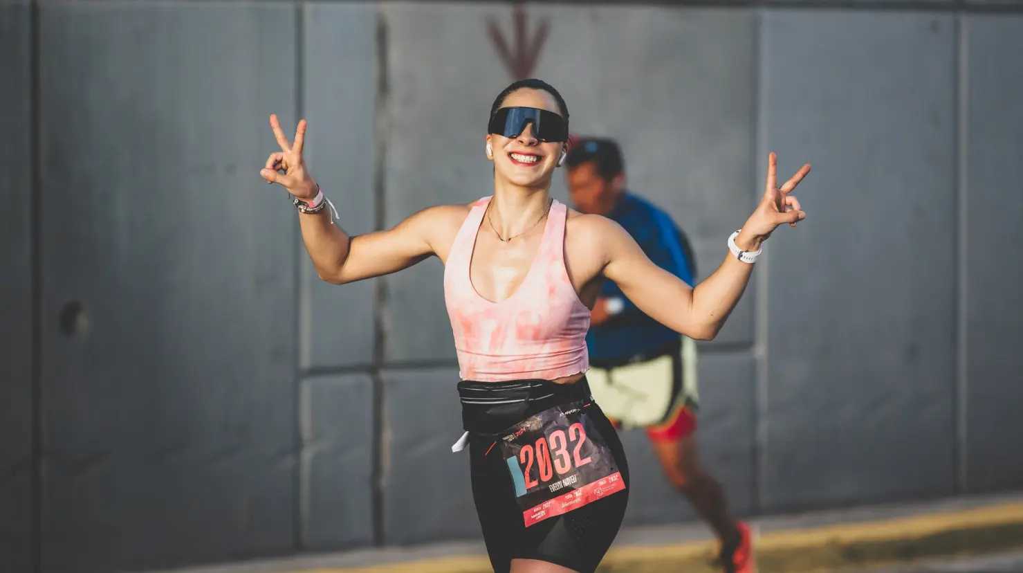 Corredora. Foto de Maratón Lala.