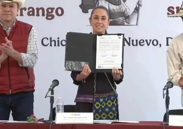 Claudia Sheinbaum en Durango: ¿cuál fue el convenio en el que participó? 