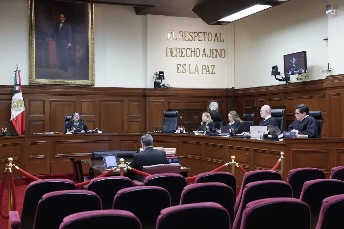 Sesión de la Suprema Corte Foto: X(Twitter) @SCJN