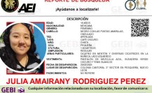 Colabora en la búsqueda de Julia Amairany Rodríguez Pérez, menor desaparecida en Pesquería