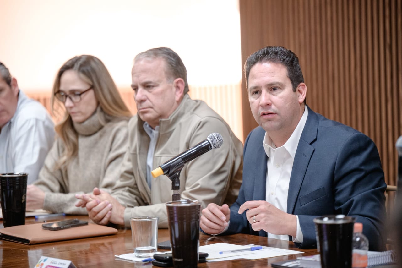 Javier Díaz, alcalde de Saltillo. Foto de gobierno municipal de Saltillo.