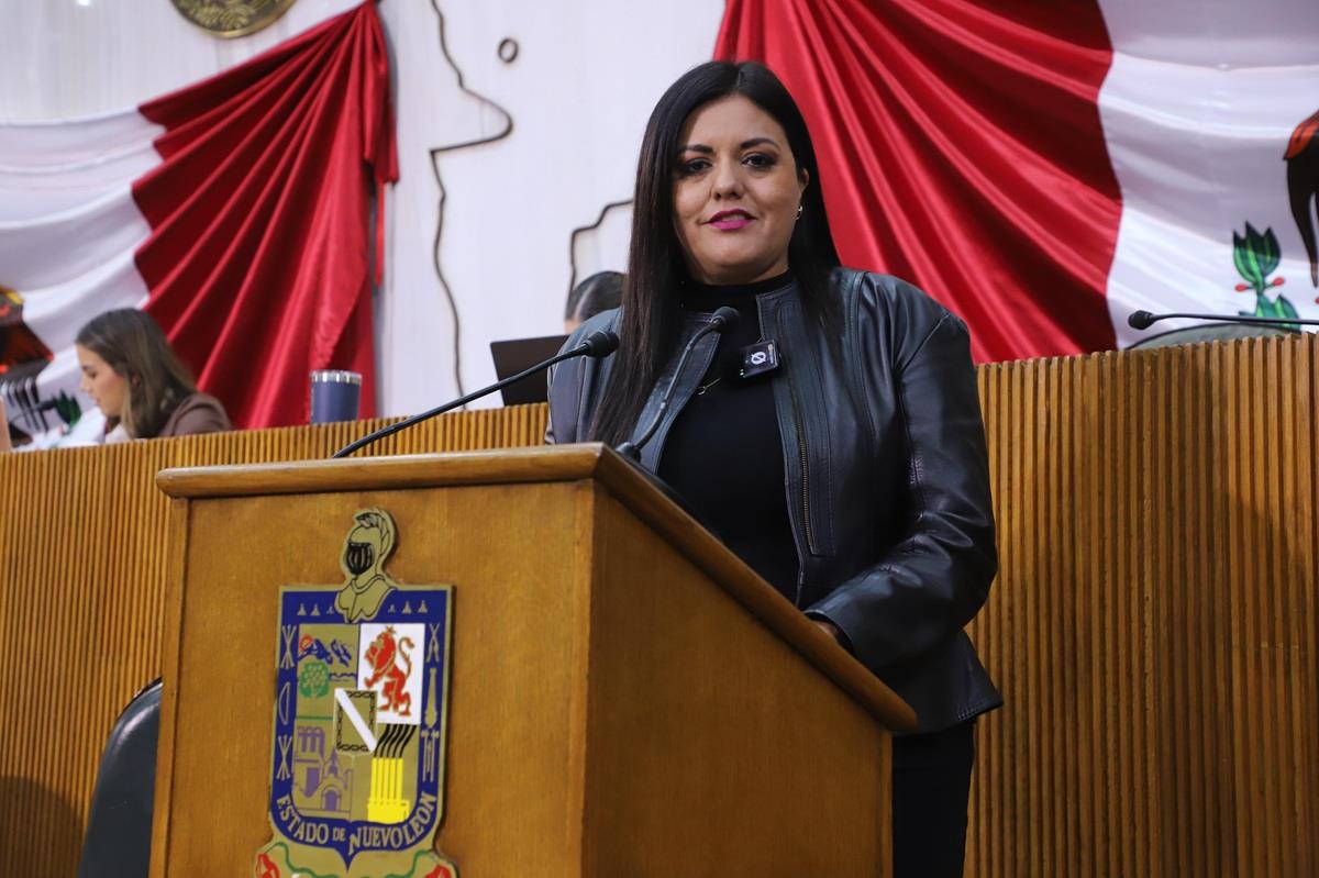 La iniciativa fue presentada por la diputada del Partido Acción Nacional, Itzel Castillo Almanza. Foto: Congreso de Nuevo León