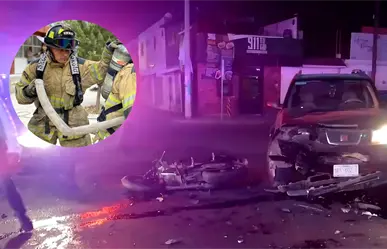 Muere bombero de Durango tras accidente de motocicleta