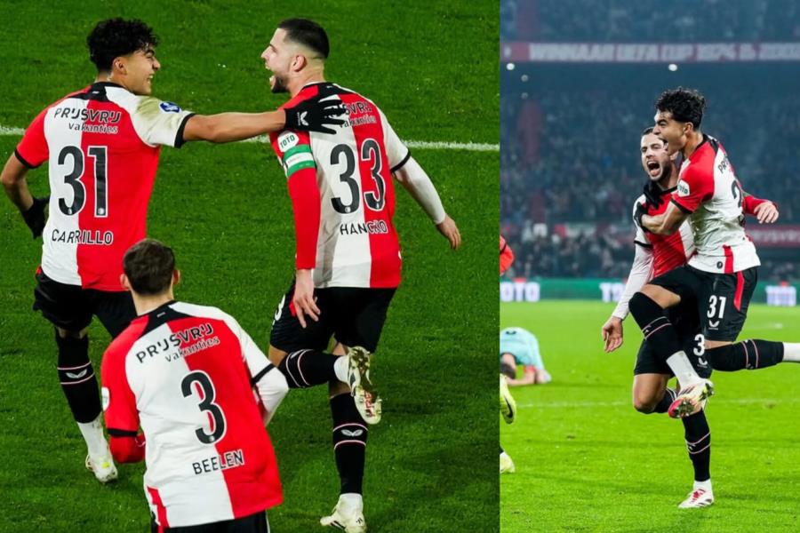 Stephano Carrillo debuta con el Feyenoord de Rotterdam 