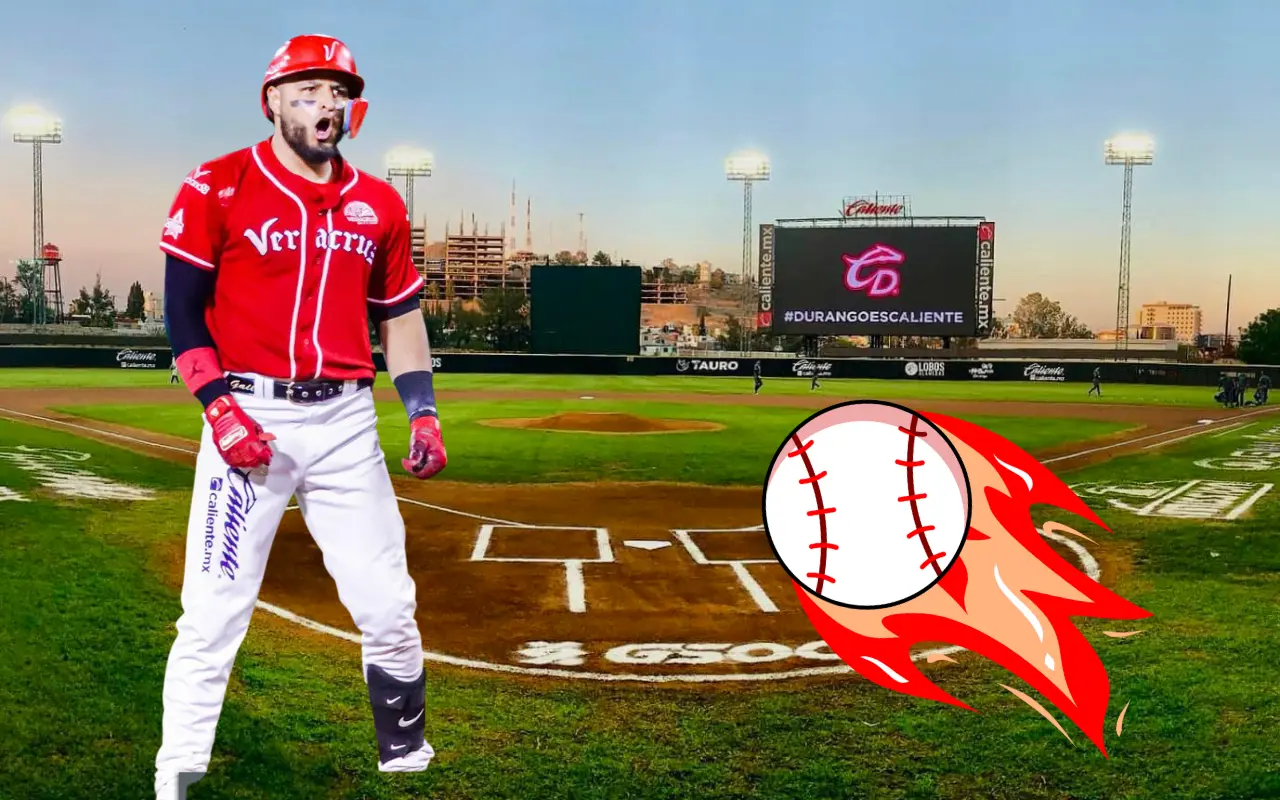 Esta temporada Caliente de Durango se reforzará con un nuevo jardinero. Foto: Facebook Caliente Durango / Liga Mexicana de Beisbol.