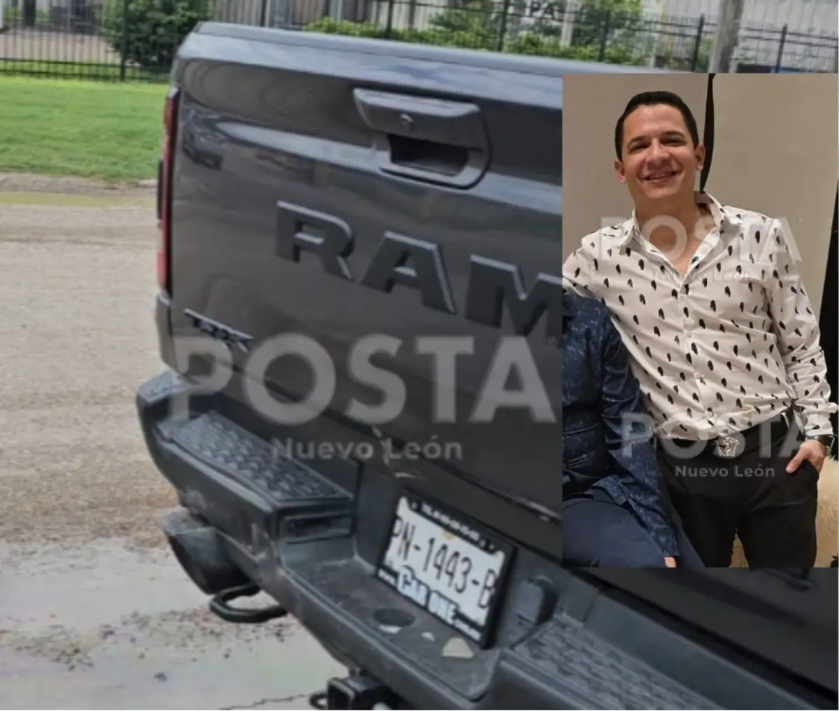 Camioneta en la que el joven viajaba para ser privado de la libertad. Foto: POSTA MX.