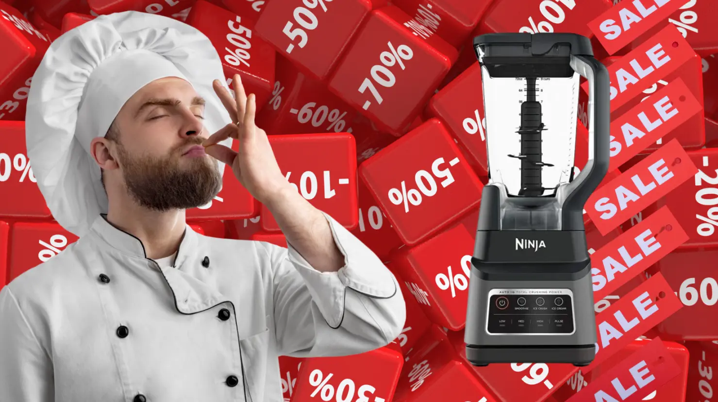 Licuadora Ninja tiene un 40 % de descuento en Liverpool. Foto: Canva | Liverpool.