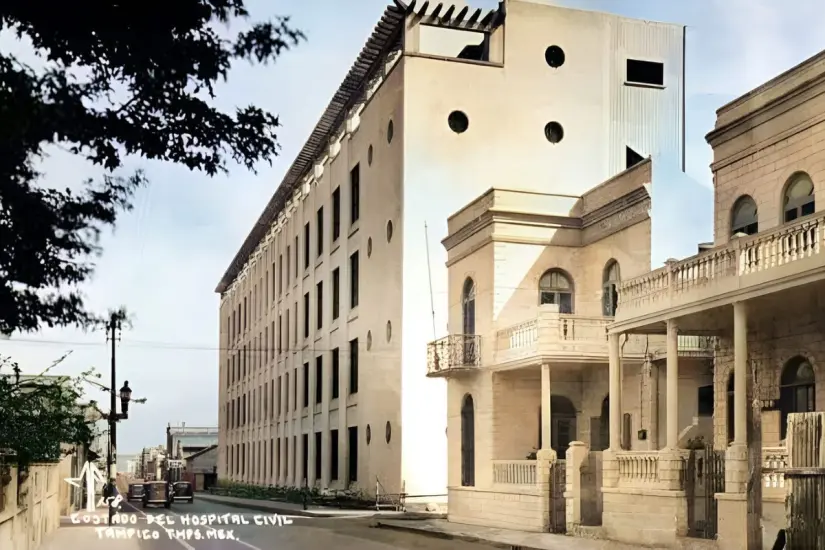 Antiguo hospital Dr. Carlos Canseco de Tampico. Foto: Axel Hassel