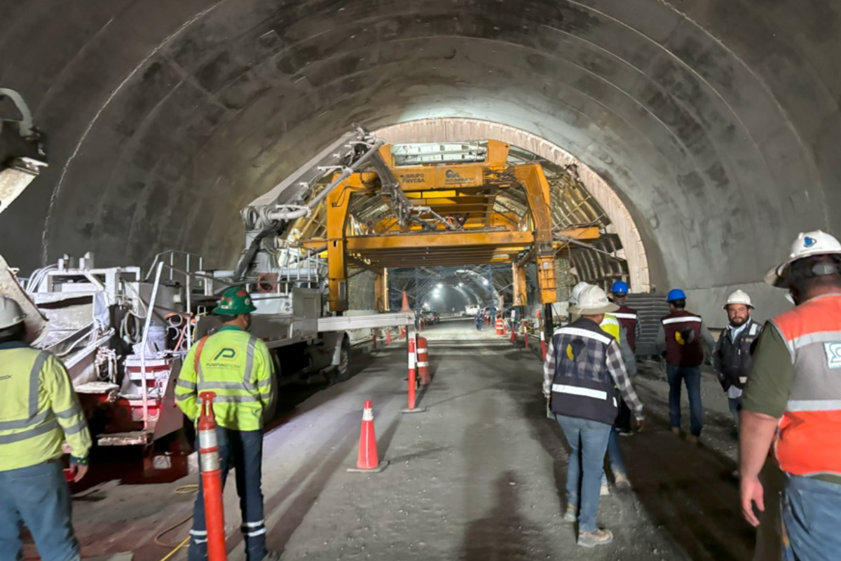 Construcción del túnel de la autopista Mante- Ocampo- Tula. Foto: Daniel Espinoza