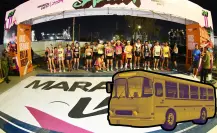 ¿Vas a correr el Maratón Lala 2025? Estos son los puntos en los que habrá transporte a la salida