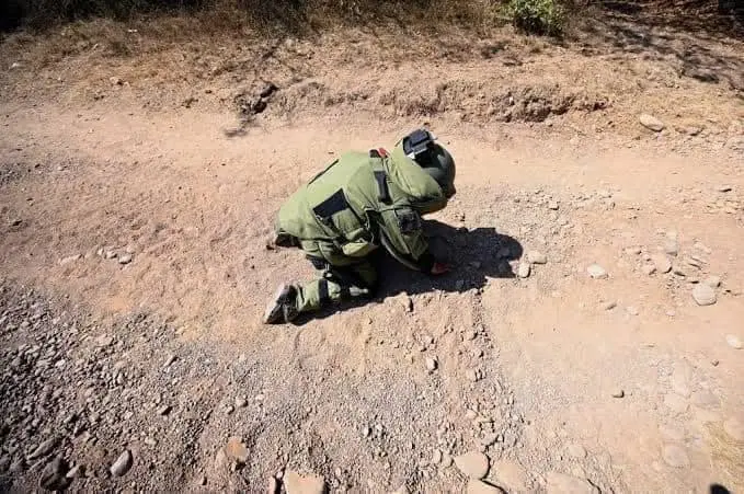 La Secretaría de Seguridad Pública de Tamaulipas y la Secretaría de la Defensa Nacional (Sedena) han localizado hasta el momento 60 minas terrestres artesanales en municipios del centro y norte del estado. Foto: Redes sociales