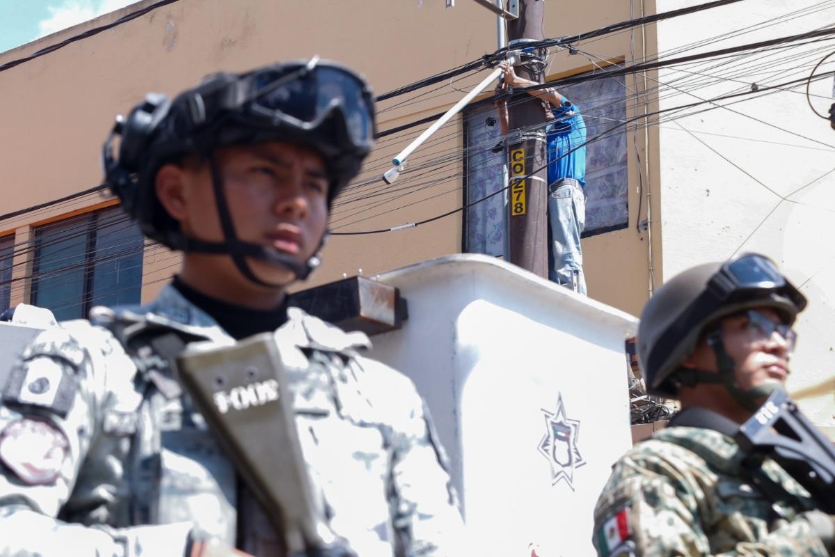 Militares del estado de Puebla Foto: Carlos Moreno