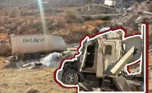 Tráiler cae 30 metros en la Cuesta del Infierno y el conductor sobrevive Tráiler cae 30 metros en la Cuesta del Infierno y el conductor sobrevive