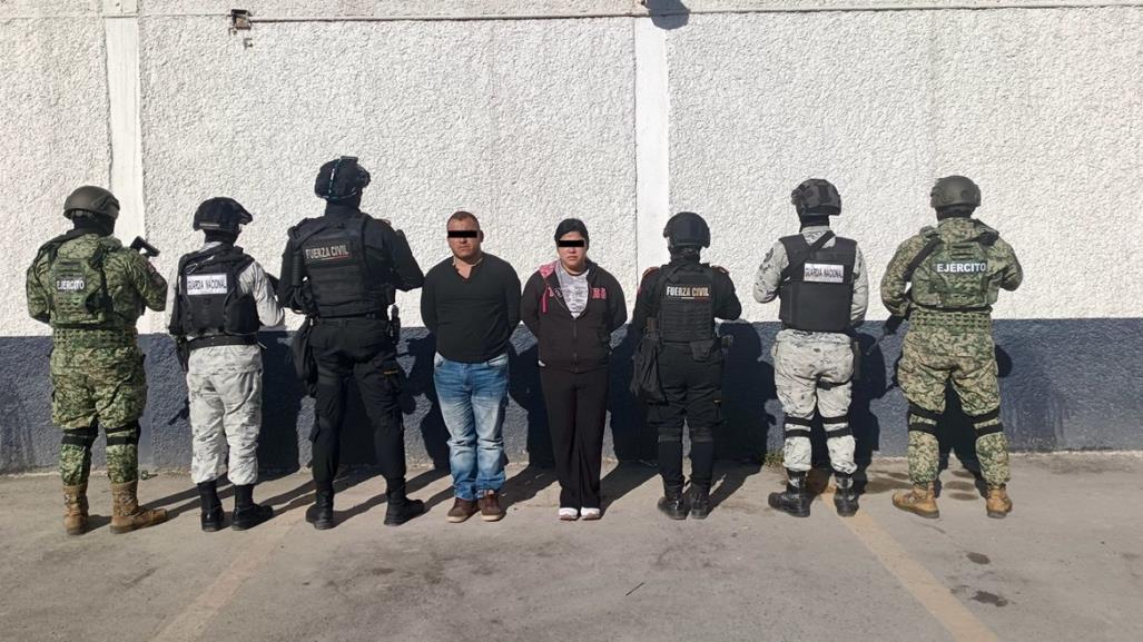 Detienen a pareja con sustancias ilícitas China, Nuevo León