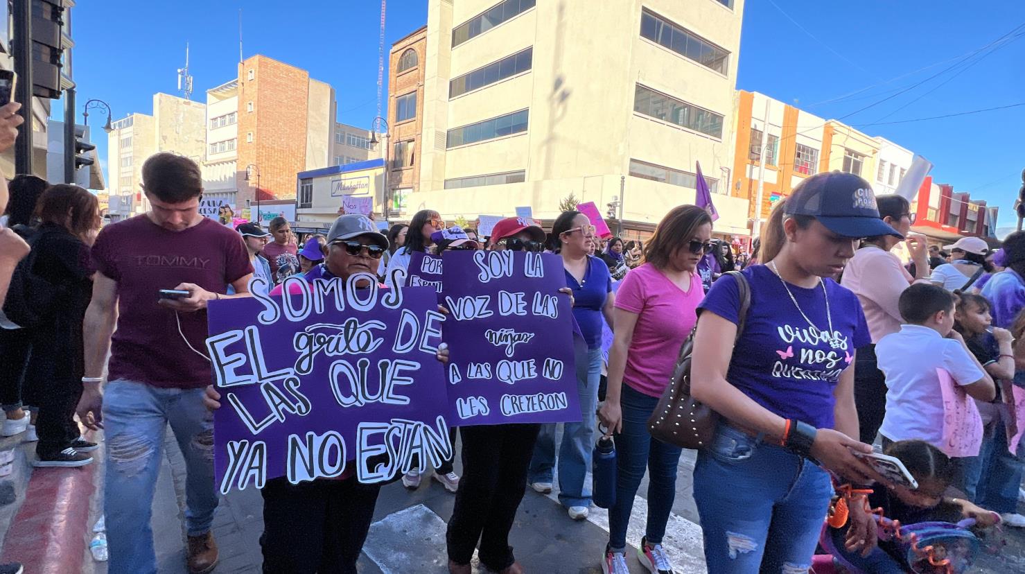 Invitan a participar en la Marcha 8M en Saltillo.  (Fotografía: Leslie Delgado)