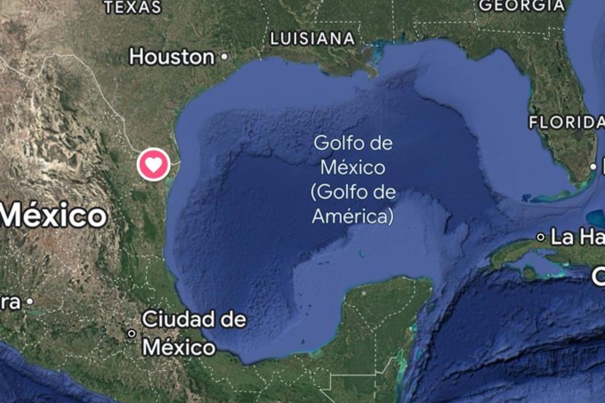 El cambio de nombre del Golfo de México no ha dejado satisfecho al Gobierno mexicano. Foto: Google