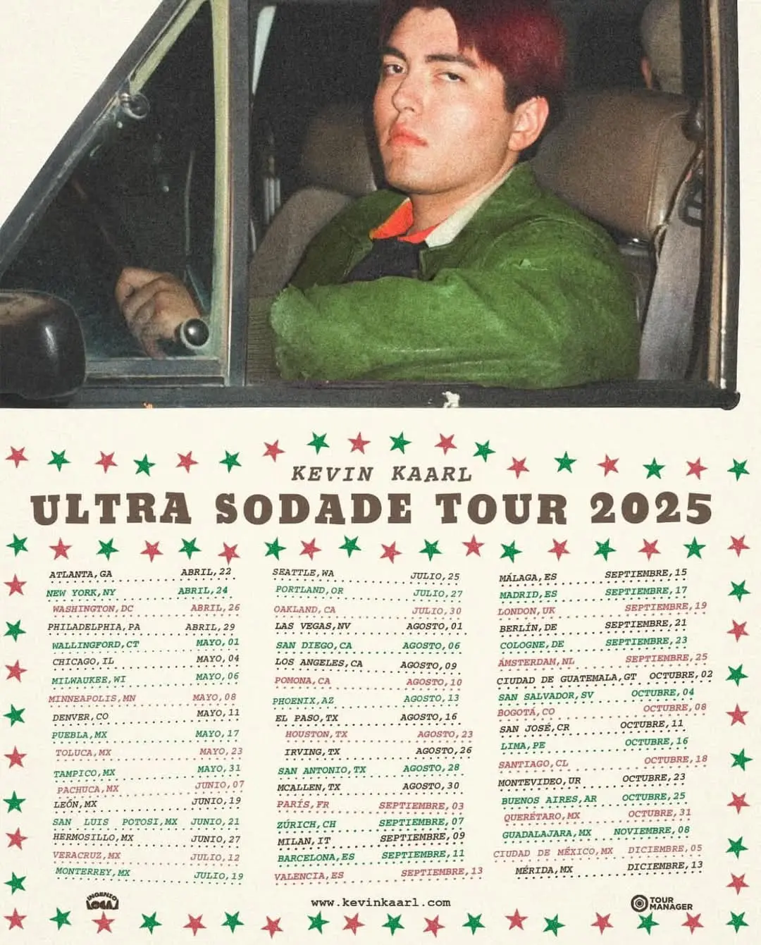 imagen recuadro Será como parte del tour musical