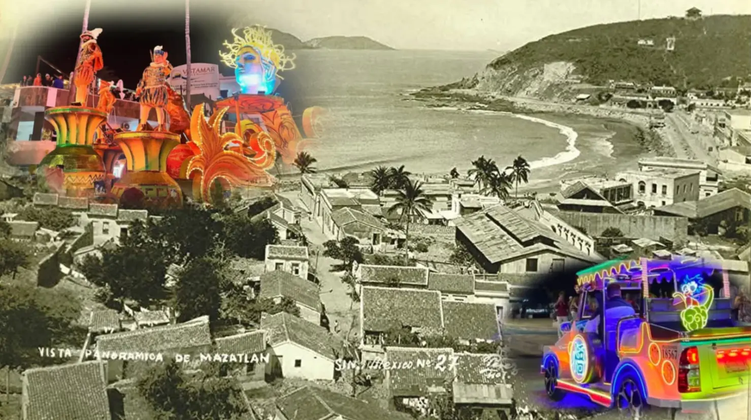 Foto: Mazatlán Antiguo. | El Carnaval de Mazatlán ha sido cancelado en 3 ocasiones, conoce cuales son.