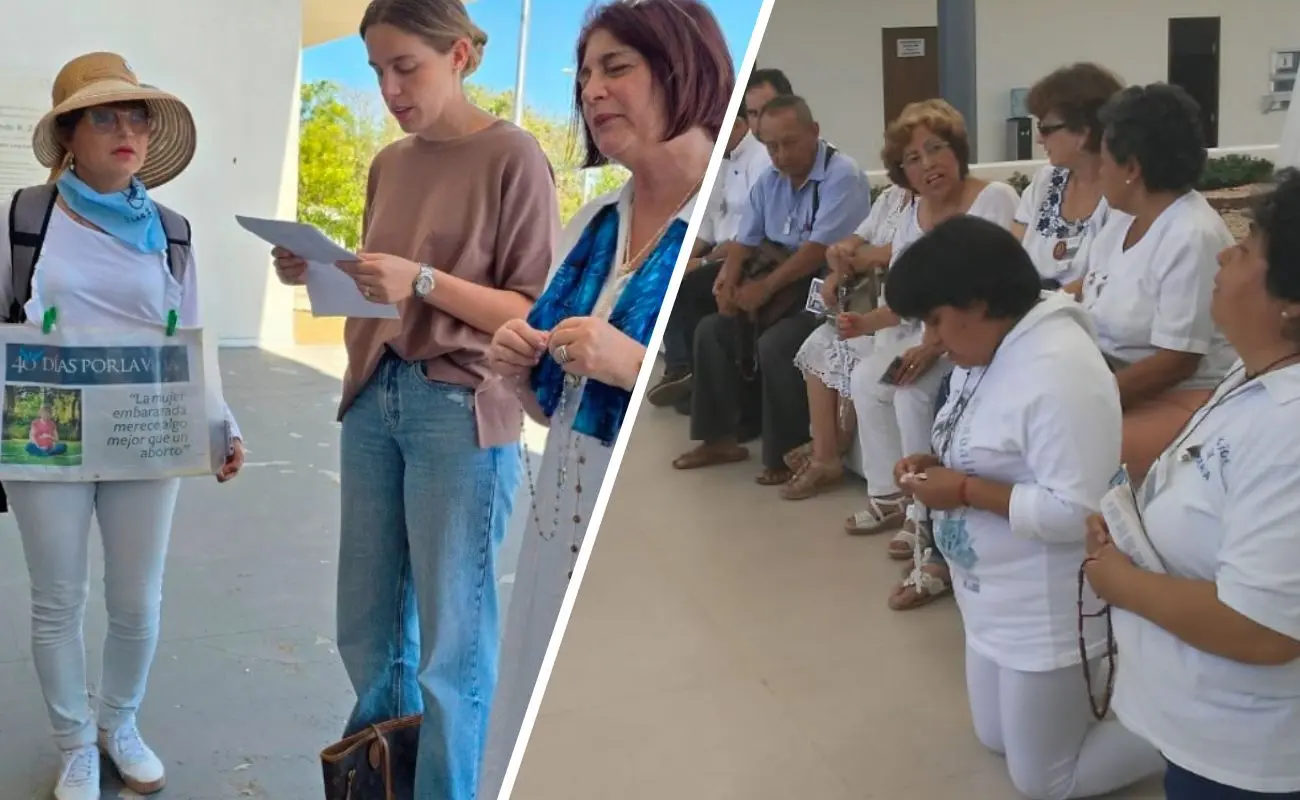 ¿Quiénes son las mujeres rezadoras del Congreso de Yucatán? Foto: Captura de pantalla