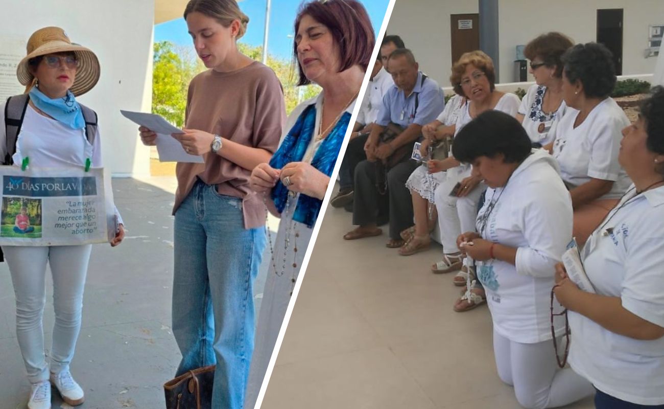 ¿Quiénes son las mujeres rezadoras del Congreso de Yucatán? Foto: Captura de pantalla