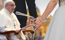 La vez que el Papa Francisco le dio un increíble consejo a una pareja recién casada