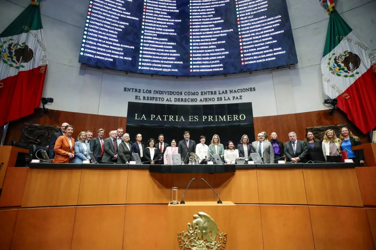 Sesión del Senado de la República Foto: X(Twitter) @senadomexicano