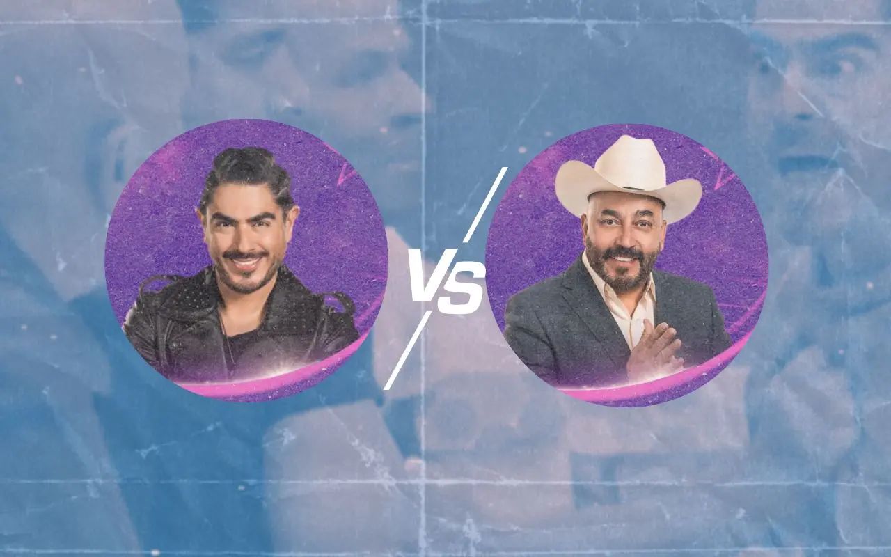 Lupillo Rivera y Rey Grupero casi llegan a los golpes en LCDLF all stars Foto: IG: @lupilloriveraofficial, @elreygruperomx/YouTube: Telemundo/ CANVA/ Kevin Samaniego