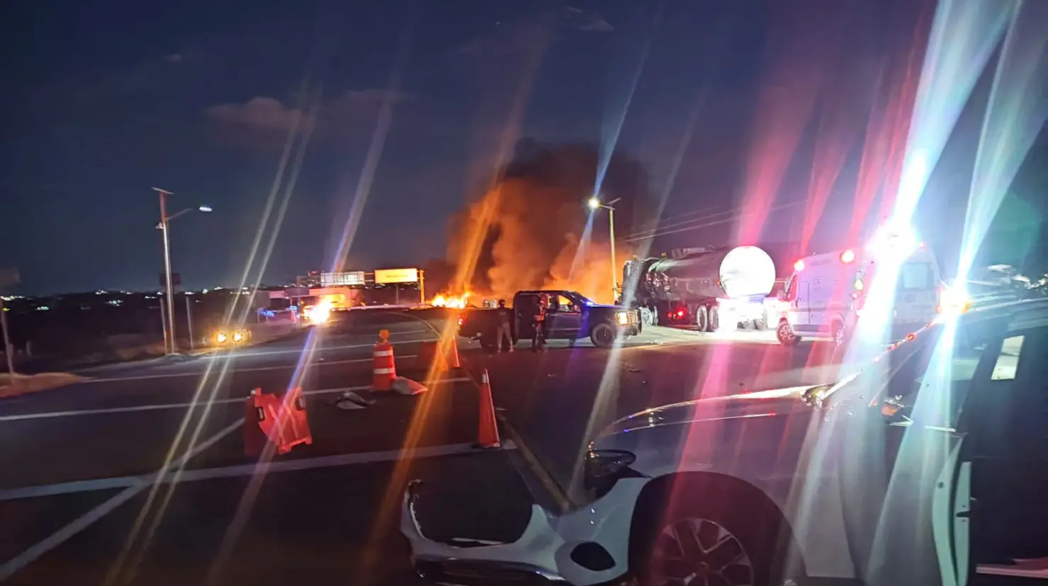 Reportan accidente en la Supercarretera Durango- Mazatlán. Foto: Especial.