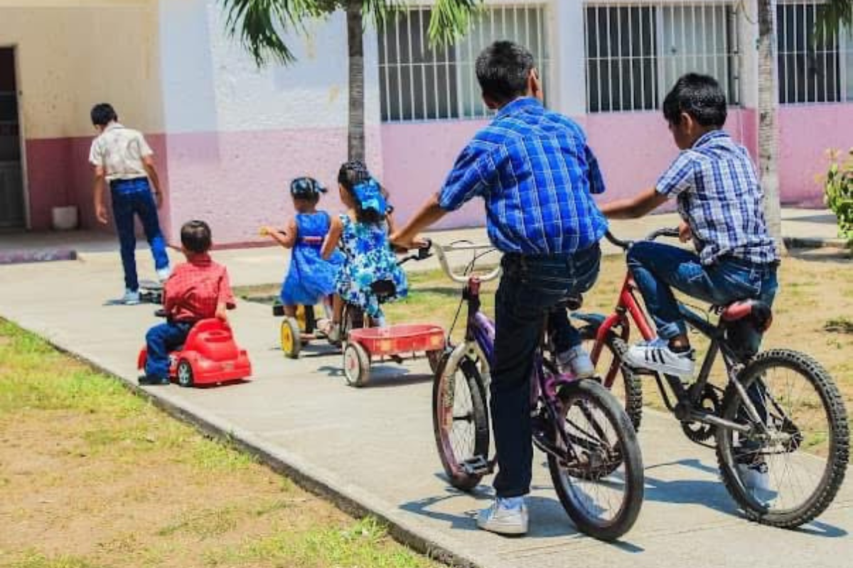 Los menores fueron ingresados al DIF de Ciudad Madero para garantizar su bienestar. Foto: DIF Ciudad Madero