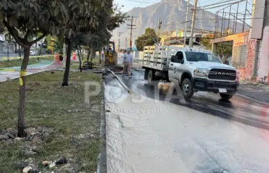 Megafuga de agua deja sin servicio a más de 100 colonias en 3 municipios