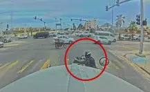 Motociclista arrollado en CSL; se puso frente a un camión