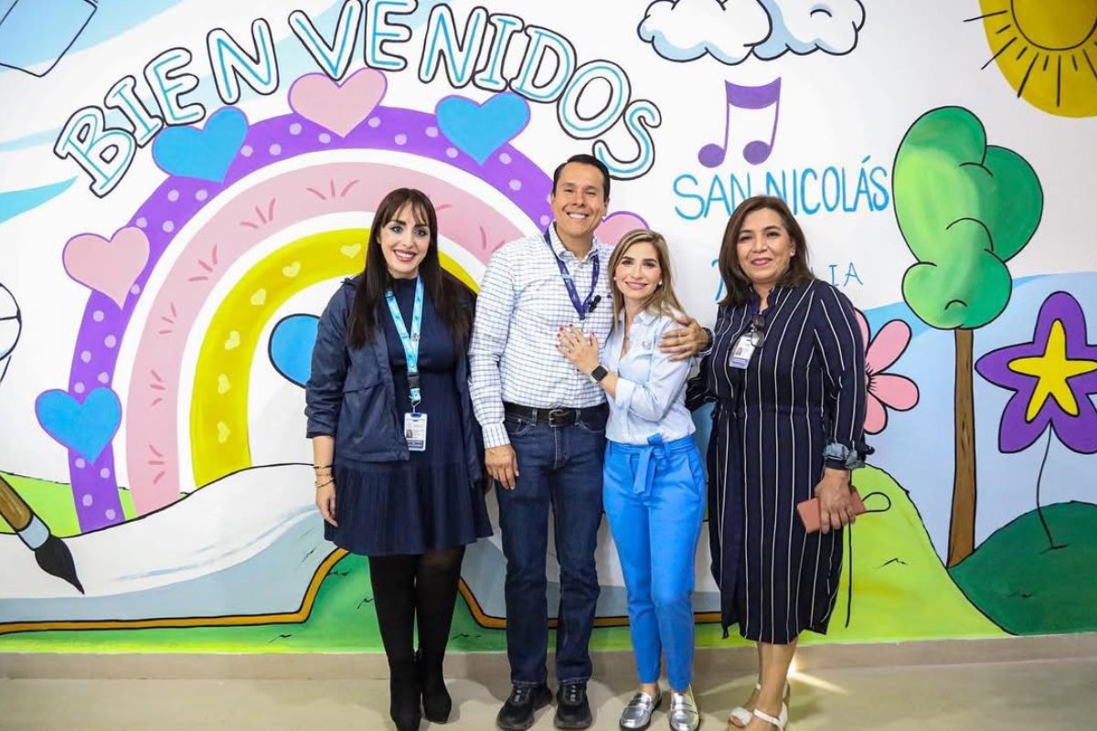 Con el objetivo de ofrecer un lugar seguro para niños y niñas y apoyar a los padres y madres trabajadores, el alcalde Daniel Carrillo inauguró la tercer guardería en San Nicolás/Foto: Gobierno de San Nicolás