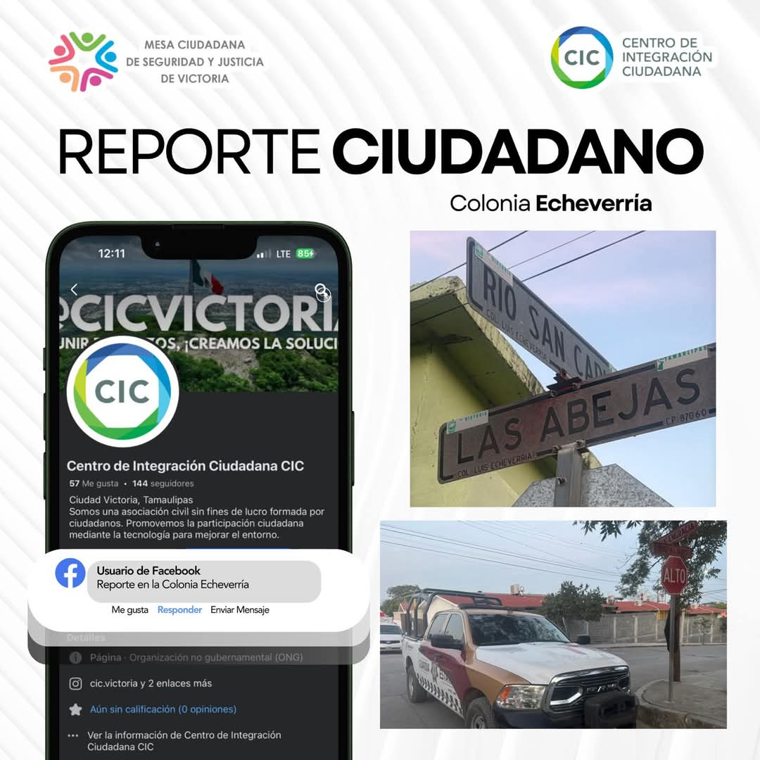 Reporte Ciudadano. Foto: Centro de Integración Ciudadana