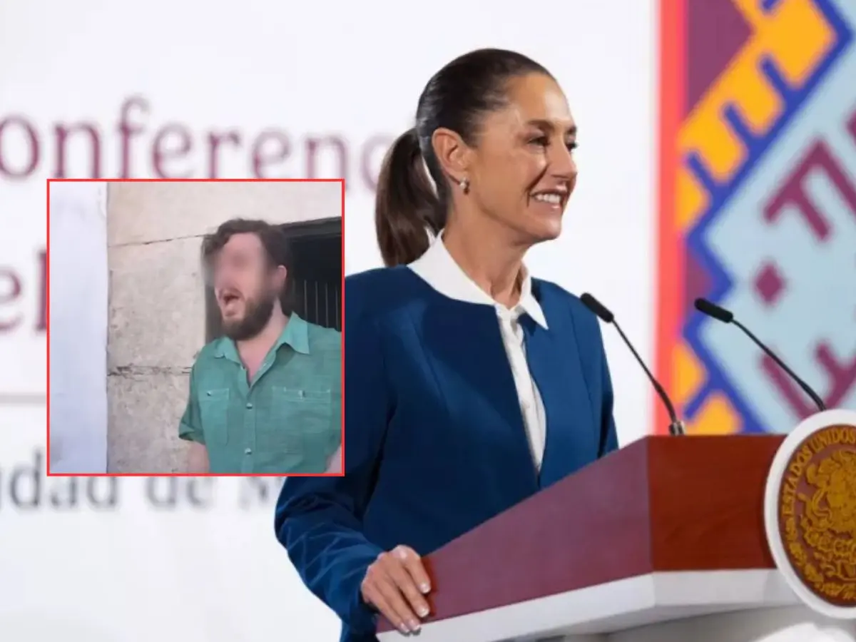 La presidenta de México, Claudia Sheinbaun, manifestó en la rueda de prensa del jueves su postura sobre los casos de agresiones de extranjeros contra mexicanos.- Fuente Gobierno de México