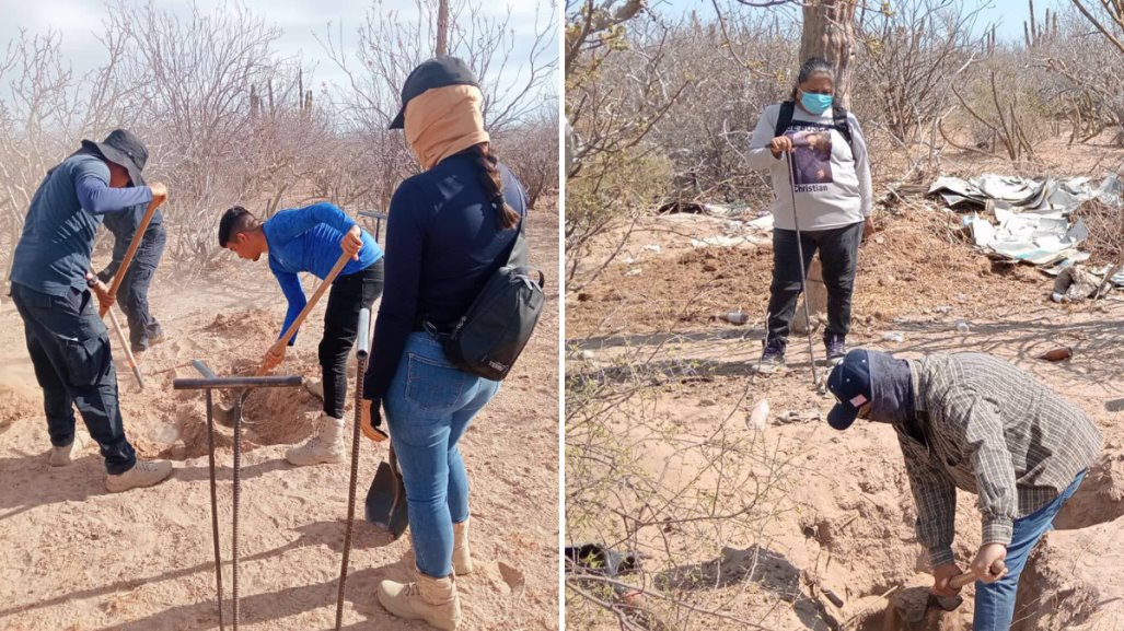 Suman 11 fosas clandestinas encontradas en febrero en La Paz