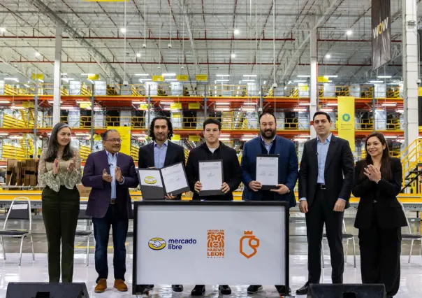 "Hecho en Nuevo León" une fuerzas con Mercado Libre y firman convenio que beneficia a las PYMES