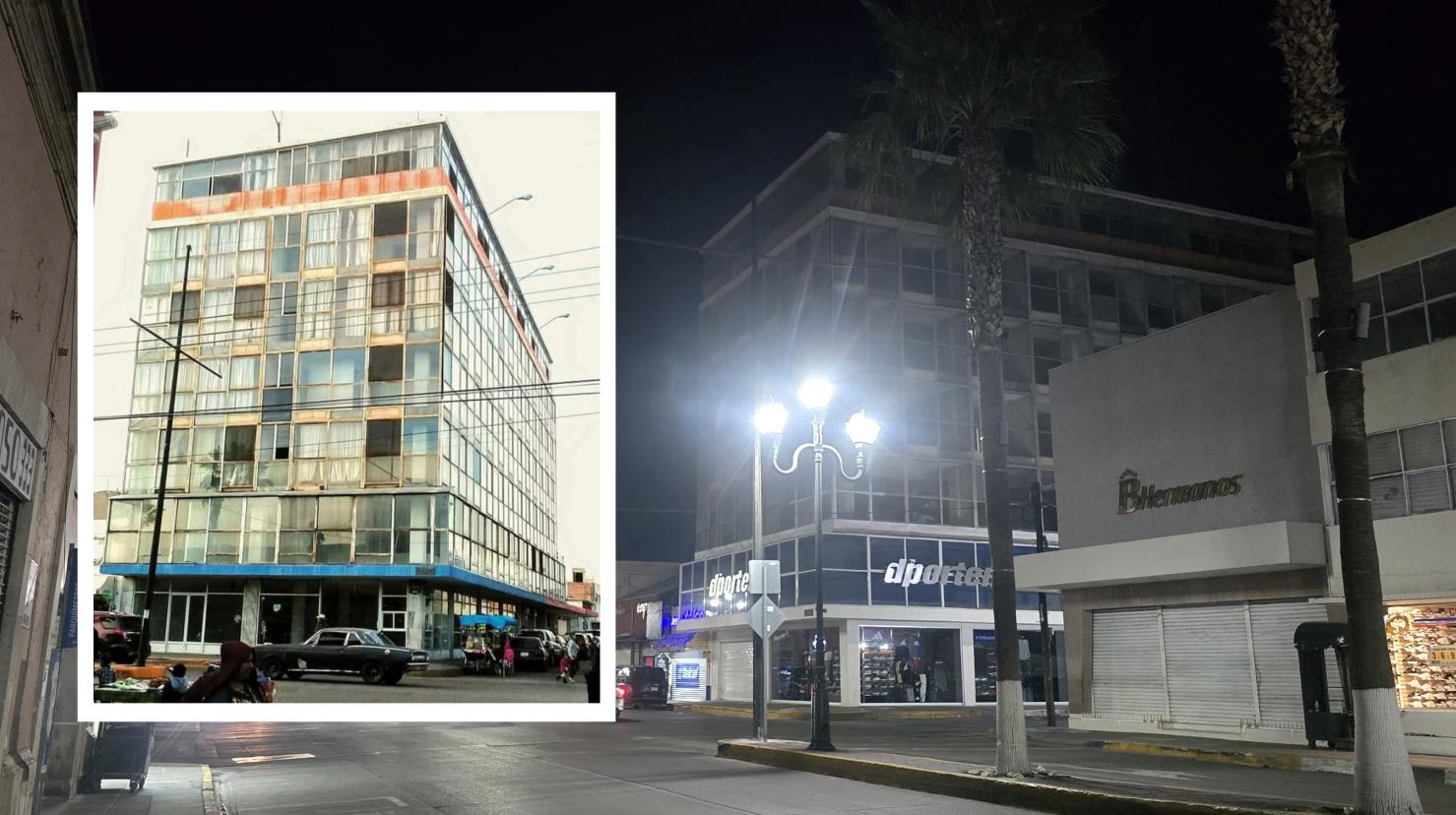 Foto: Gerardo Lares / Facebook Durango street ground |Conoce cuál fue uno de los hoteles más lujosos de Durango y actualmente se encuentra abandonado.