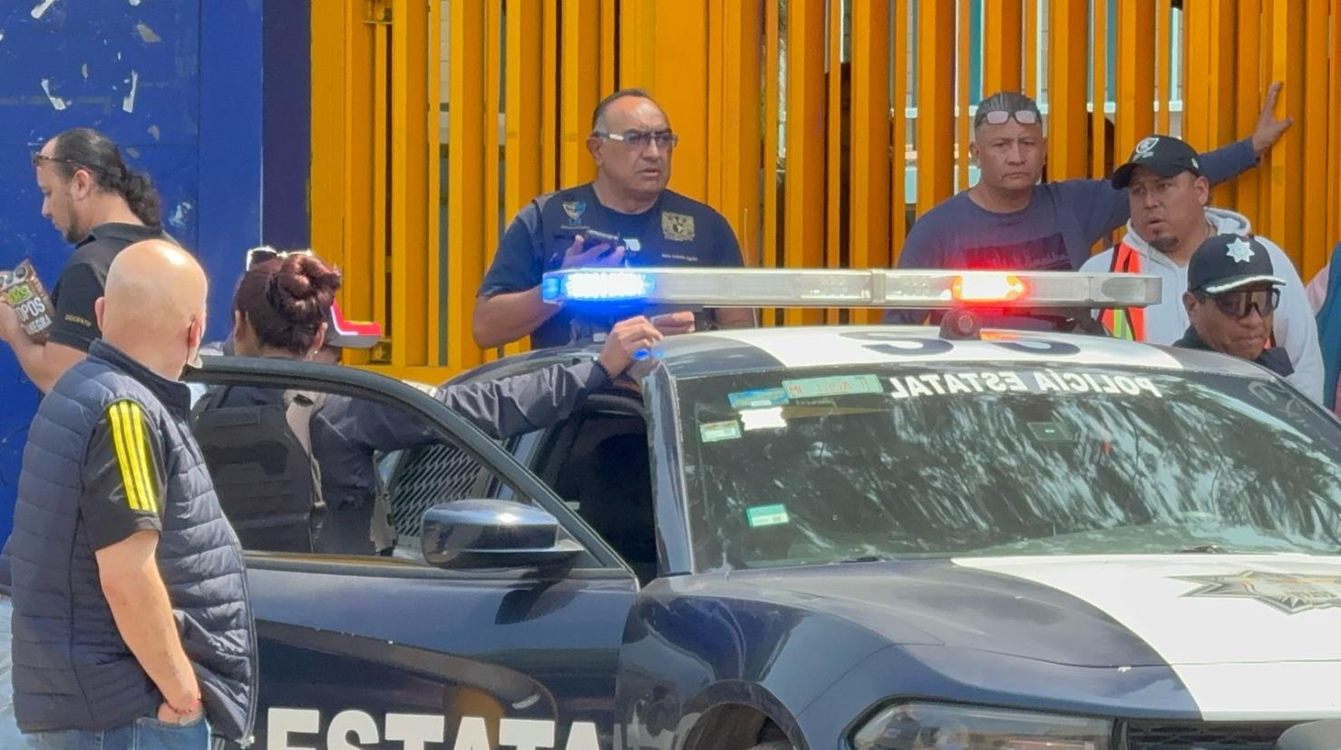 Las autoridades se encuentran investigando los hechos violentos en el CCH Naucalpan. Imagen: Fernando Cruz