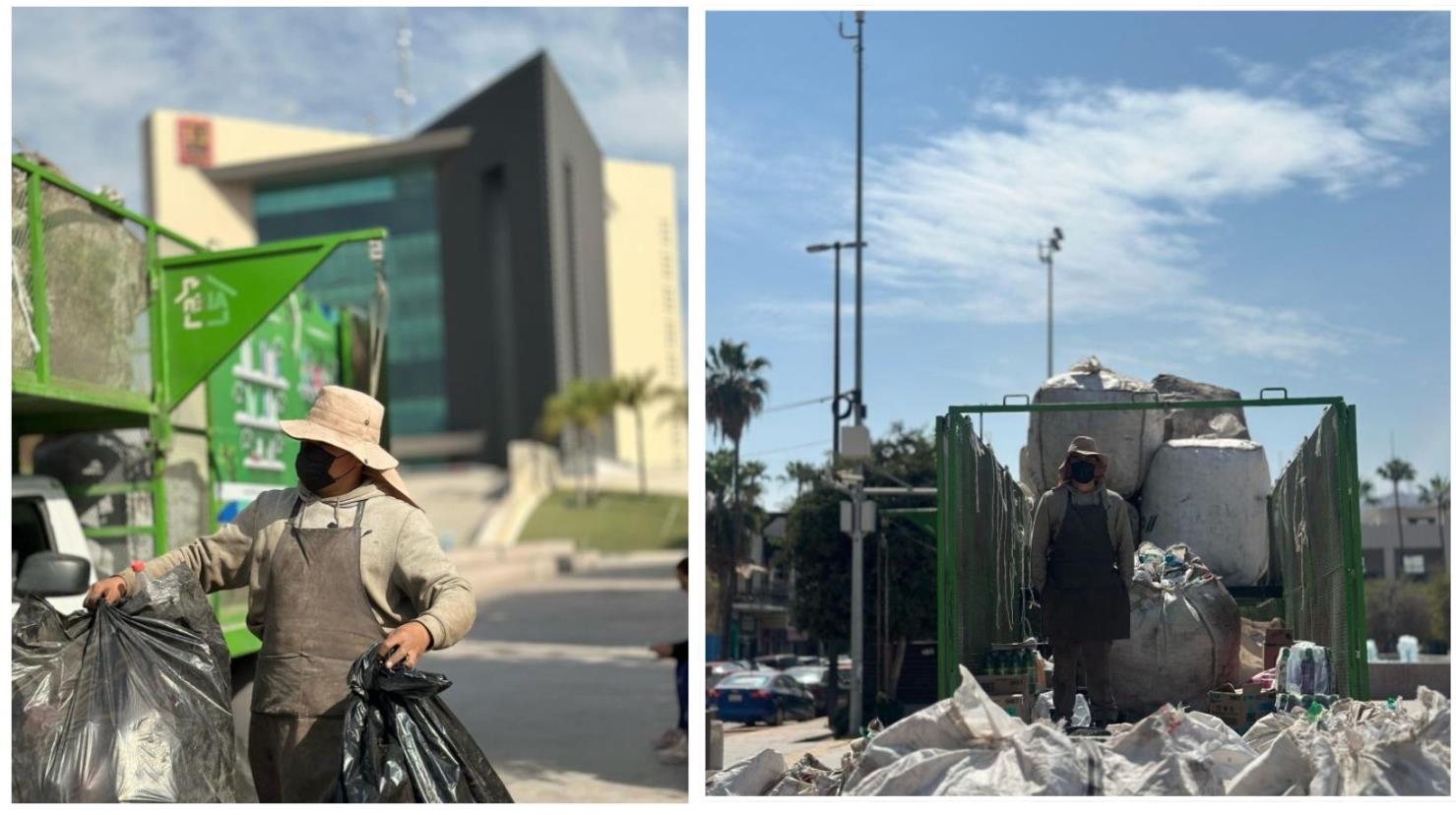 La campaña de reciclaje se llevó a cabo en la Plaza Mayor de Torreón. (Fotografía: Gobierno de Torreón)