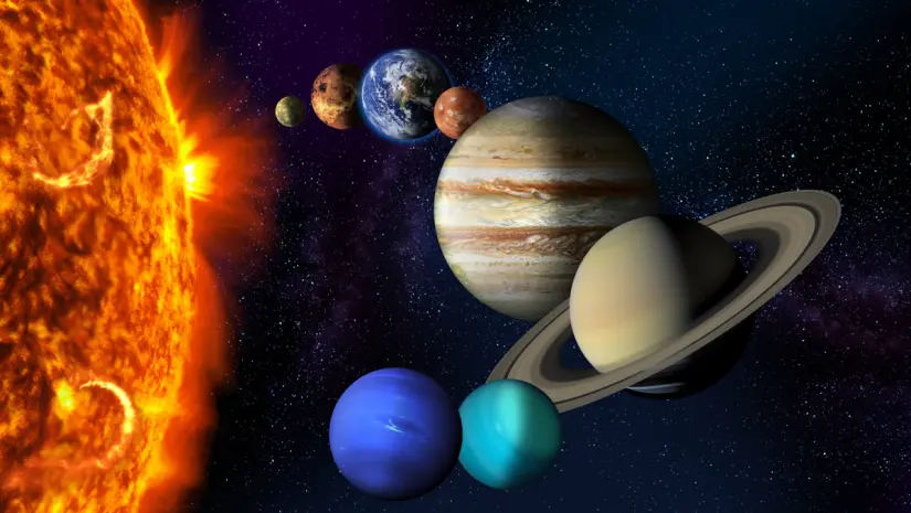 Los planetas no se alinean realmente. Foto: Canva.